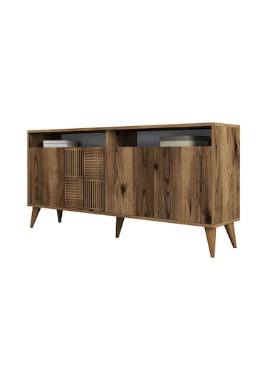 Milan 160cm Konsol - Ceviz / Ceviz