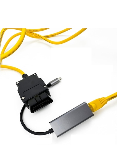 Jfınd BMW F / G Serisi Enet Kablosu + Usb Tip C Adaptör Bimmercode