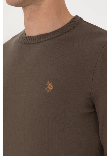 U.s. Polo Assn. Erkek Vizon Kazak /triko 50313713-vr052 Vizon