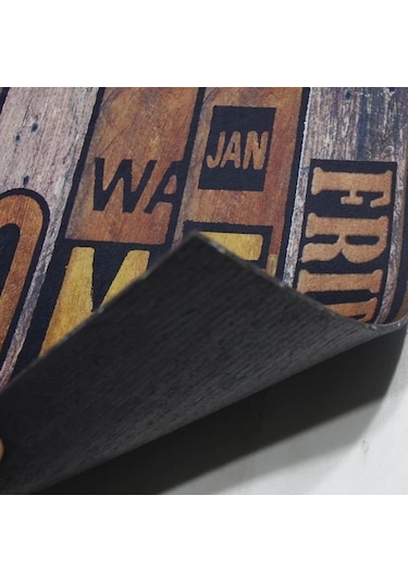 Frıends Welcom Yazılı Kauçuk İç Ve Dış Kapı Önü Paspası 45x70