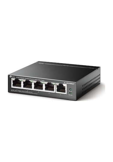 TP-Link TL-SG1005LP 5 Port Gigabit Masaüstü Poe Switch