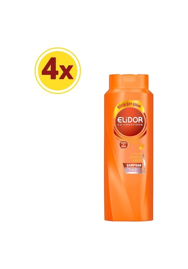 Elidor Anında Onarıcı Bakım Saç Bakım Şampuanı 4 x 650 ML