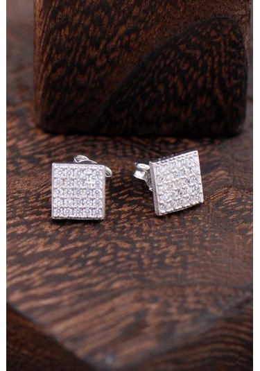 Kare Gümüş Küpe 2294