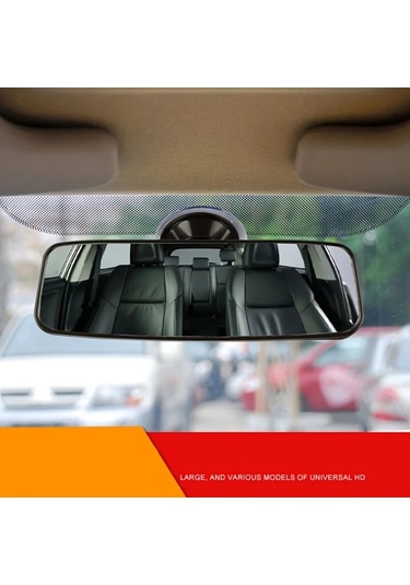 Tongdashop Siyah 360 Derece Ayarlanabilir Otomobil Kör Nokta Aynası Emniyetli Panoramik Tasarım