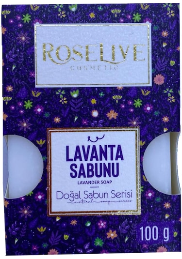 RoseLive Lavanta Bitkisel Sabunu (100GR)