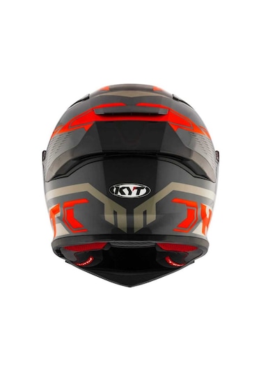 Kyt R2r Kapalı Kask Kırmızı - Siyah