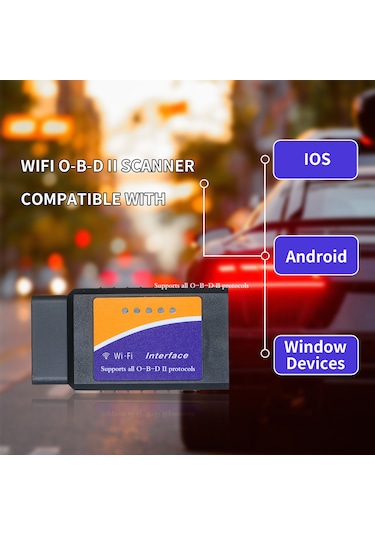 Maiyame Otomobil Arıza Tespit Cihazı - Wifi O-b-d2 Diagnostic Araç Arıza Tespit Aleti