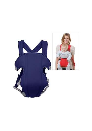 Çok Pozisyonlu Emniyetli Bebek Taşıyıcı Sırt Çantası Mavi Mavi