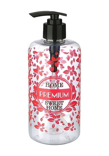 Periboia Şeffaf Sıvı Sabunluk Yuvarlak Plastik Pompalı 500 Ml Diğer