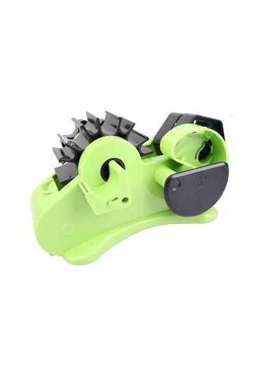 Willowhaven Çok İşlevli 35mm Otomatik Rulo Bant Kesici, Yeşil Çok Kullanımlı Abs Malzemeli Bant Tutucu, Ofis Ve Çiçekçi İçin Uygun Diğer