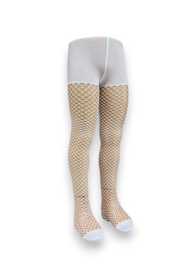 File Kız Çocuk Külotlu Çorap Beyaz