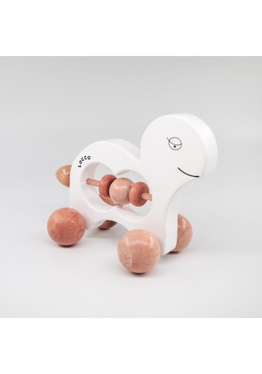 Ahşap Kaplumbağa Beyaz