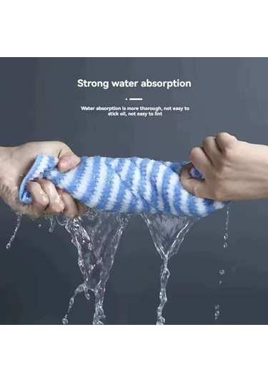 Renkli 3 Adet Süper Emici Temizlik Bezi Mikrofiber Mutfak Bulaşık Bezi Kahverengi - Pembe - Sarı