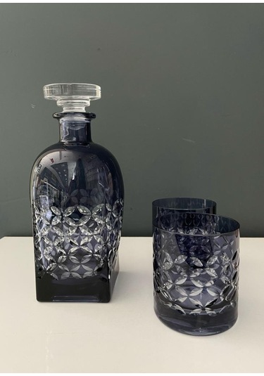 Decorıum M06600 Cosmo 3 Parça Viski Takımı Mor