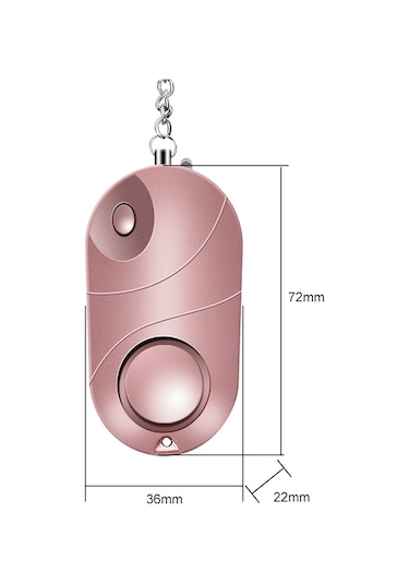 Kişisel Alarm 120-130db Güvenli Ses Acil Kendini Savunma