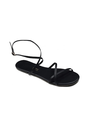 Tkees Tk-8006z Si Yah Kadın Sandalet Siyah