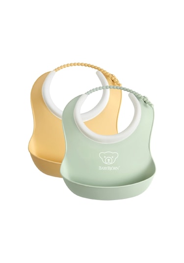 BabyBjörn Yumuşak Önlük Seti Powder Green Yellow