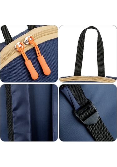 Sones Haweel Büyük Kapasiteli Çok Fonksiyonlu Sırt Çantası Taşınabilir Hafif Çanta Koyu Mavi