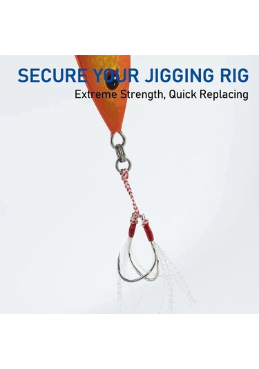 MSO Olta Balıkçılık Paslanmaz Çelik Solid Ring Halka Jig Asist