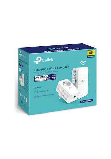TP-Link TL-WPA7617 KIT AV1000 1167 Mbps Gigabit Powerline Adaptör