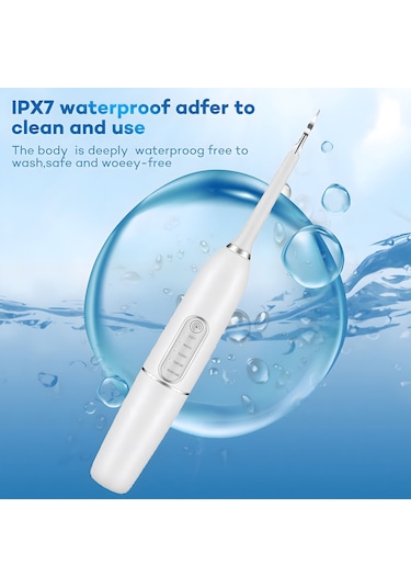 Samdoo Beyaz Usb Şarjlı Ipx7 Su Geçirmez 5 Modlu Ultrasonik Otomatik Diş Fırçası Temizleyici Çok Renkli