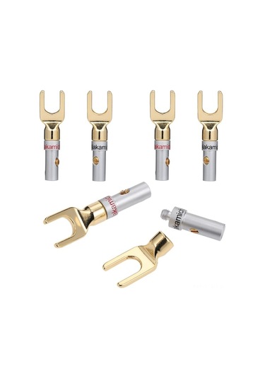 Y Tip Ses Bağlantı Adaptörü - Altın Ve Gümüş Kaplama Kırmızı & Siyah Ses Kanalı Bağlantısı 3 Veya 5 Çift