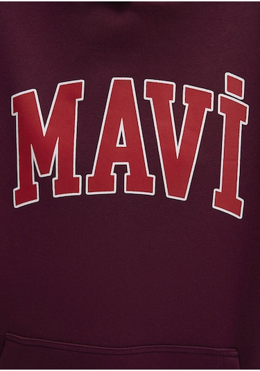Mavi Logo Bordo Kadın Sweatshirt M1600361-90705 Bordo