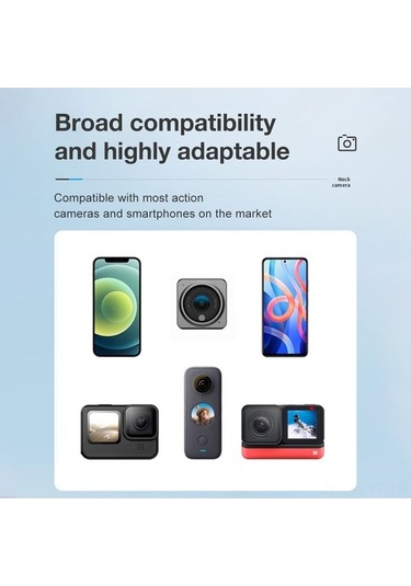 Fortunelane Boyun Askılı Video Desteği - Yd-nh004, Spor Kamerası Ve Telefon Uyumlu