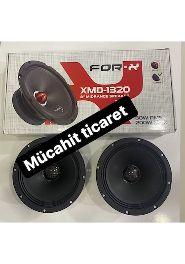 Forx 20Cm Carbon Yeni Seri Kapaksız Midrange Ciftti 400Wat 160Rms