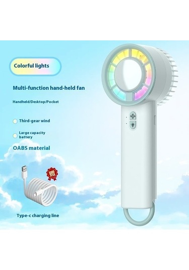 Mini El Fanı Usb Küçük Elektrikli Fan 6348 3 Kollu Yok Usb 50 Adetten Az