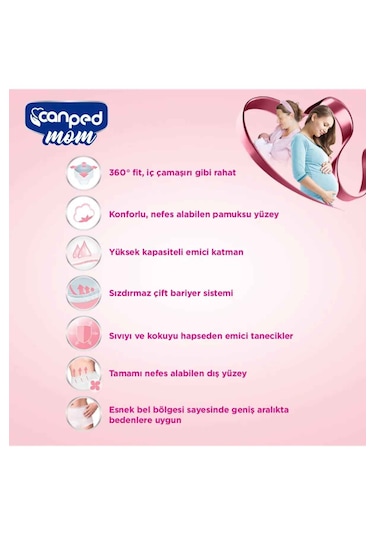 Canped Mom Lohusa Külodu L/xl 1 Paket 10 Adet