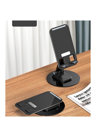 Katlanabilir Telefon Tutucu Stand Yuvarlak Tabanlı Cm-074
