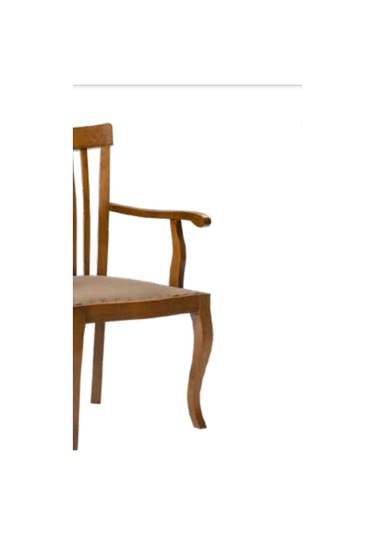 Bengimobilya Sandalye Zus108 Torna Çıtalı Model Tam Kolçak Kayın Retro Iskelet