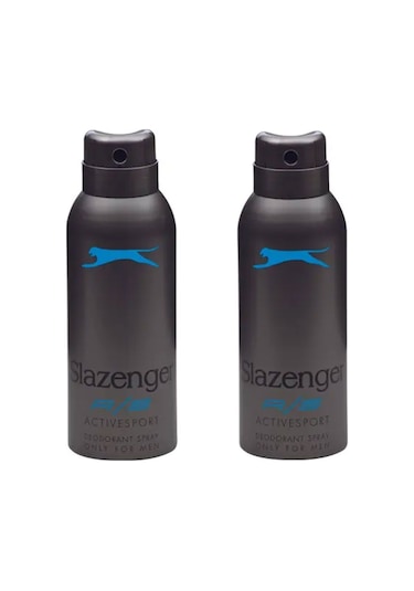 Slazenger Active Sport Mavi Erkek Deodorant 2 x 150 ML