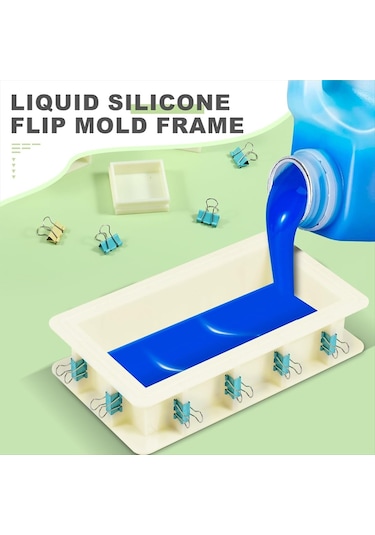 Gildedwill Silikon Kalıp Yapımı İçin Ayarlanabilir Kalıp Muhafazası, Kendin Yap Reçine Kalıpları, Mum Kalıpları, Sabun Kalıpları Yapımı İçin Muhafaza Çerçevesi Gildedwill Silikon Kalıp Yapımı İçin Ayarlanabilir Kalıp Muhafazası, Kendin Yap Reçine Kalıpları, Mum Kalıpları, Sabun Kalıpları Yapımı İçin Muhafaza Çerçevesi