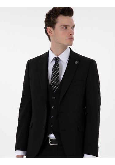 Pierre Cardin Erkek Siyah Takım Elbise 50304115-vr046 Siyah