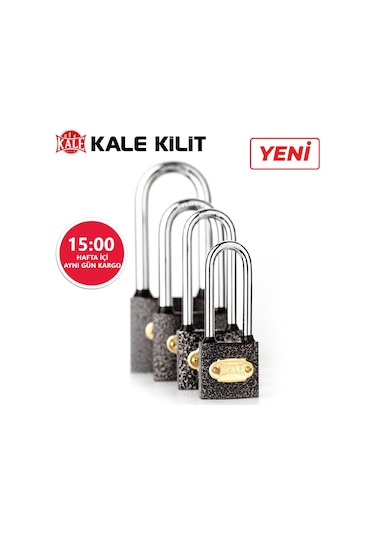 Kale Kilit Döküm Asma Kilit - Uzun Kanca 30 Mm