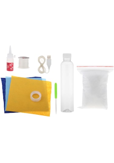 Suntek Led Gece Lambası Pamuk Bulut Şekli Işık Asılı Lamba Usb Sıcak Sarı Diğer