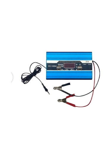 Powermaster 12 V Volt 20 A Amper Ayarlanabilir Dijital Akıllı Akü Şarj Cihazı