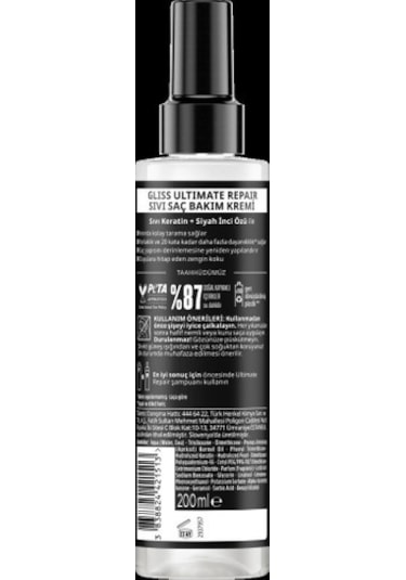 Gliss Ultimate Repair Sıvı Saç Kremi 6 x 200 ML