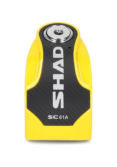 Shad Sc61a Alarmlı Sarı Motosiklet Disk Kilidi C0s6103a Disk Kilidi