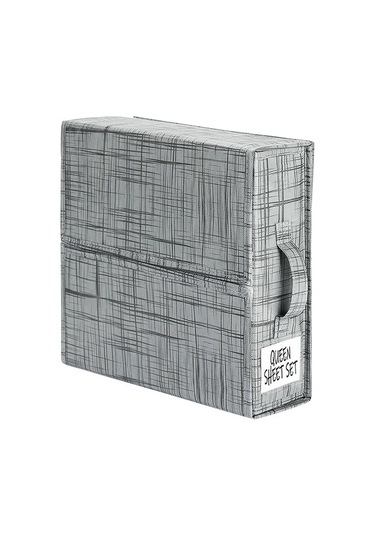 Sones Yatak Altı Saklama Çantası Katlanabilir Saklama Kutusu Giysiler, Battaniyeler, Yorgan Kılıfı, Renk: Çizgili Diğer