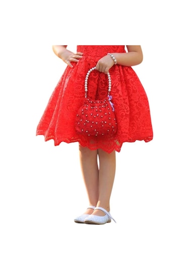 Riccotarz Kız Çocuk Üzeri Boydan Dantel Güpür İşlemeli Şeffaf Tüllü Sıfır Kol Kırmızı Elbise Kırmızı Riccotarz Kız Çocuk Üzeri Boydan Dantel Güpür İşlemeli Şeffaf Tüllü Sıfır Kol Kırmızı Elbise Kırmızı