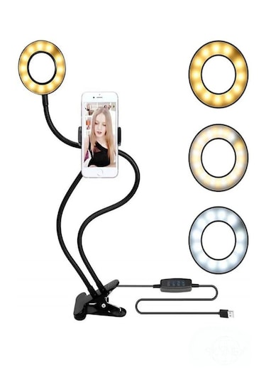 Led Ring Light Youtuber Light Stüdyo Işığı Akrobat Selfie Led Mas