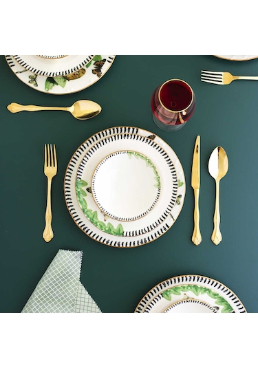 Acar Dexter 24 Parça 6 Kişilik Porselen Yemek Takımı