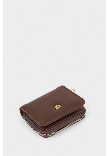 Defacto Kadın Suni Deri Cüzdan F6796axnsbn66 Kahve