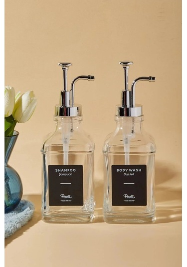 Perotti 16967 Pablo Silver 2li 500ml Sıvı Sabunluk Şeffaf
