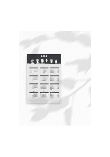 Kadın Temalı Poster Duvar Takvimi