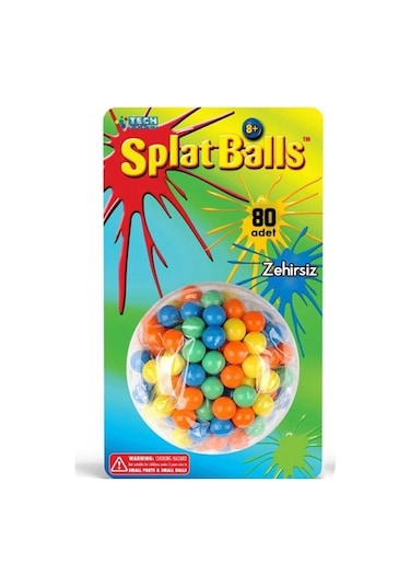 Supa Splat 80li Mermi Paketi Çok Renkli
