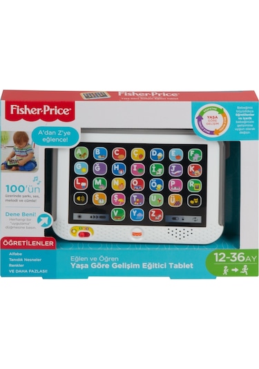 Fisher Price Eğlen & Öğren Yaşa Göre Gelişim Eğitici Tablet Clk64
